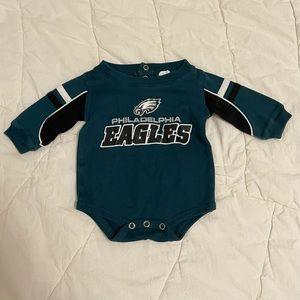 Infant Boy's Eagles Romper